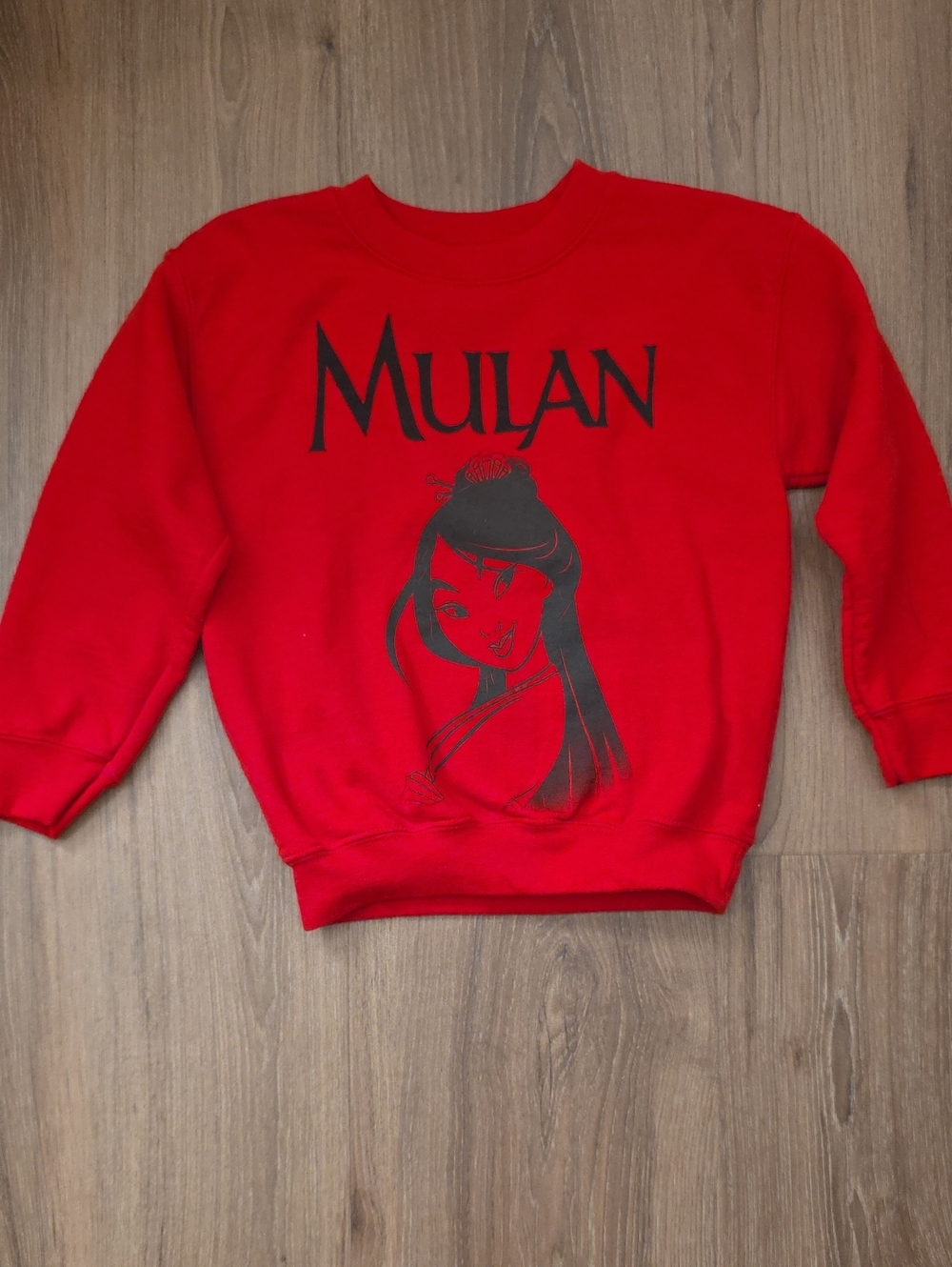 Disney Red Mulan Graphic Sweatshirt